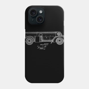 Service Motor Truck Vintage Patent Drawing Phone Case