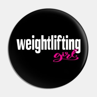 Weightlifting Girl Pin