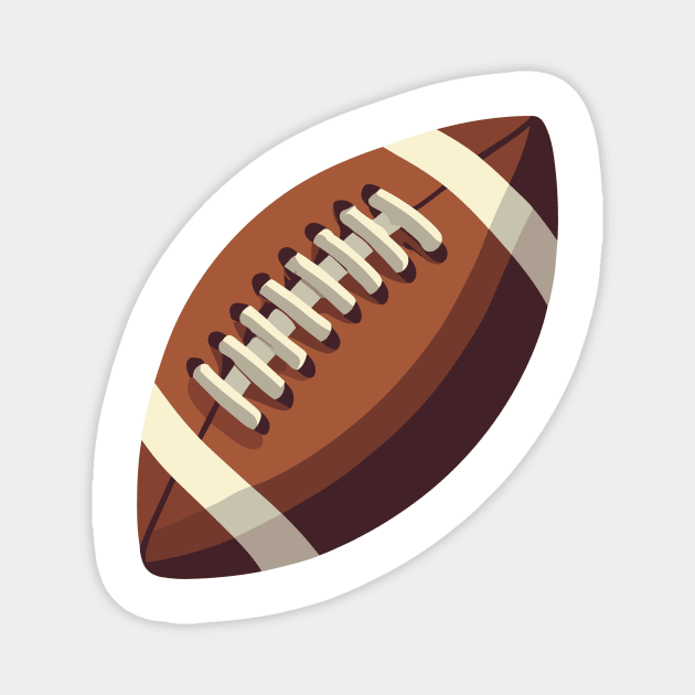 Football Ball Magnet by Frank Ring