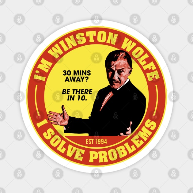 Winston Wolfe Magnet by NotoriousMedia