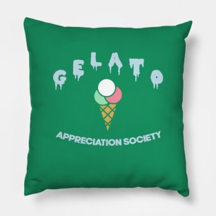 Gelato Appreciation Society !! Pillow