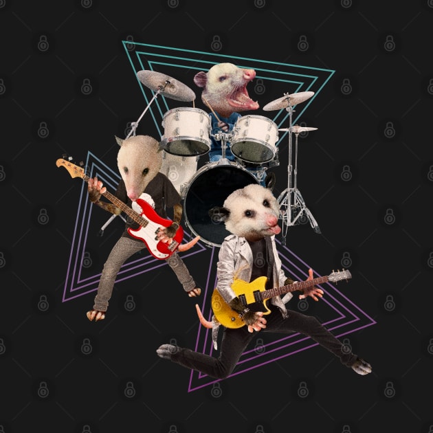 Possum Rock Band Funny by Emart