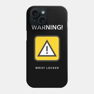 BJJ shirt-warning wrist locker Phone Case