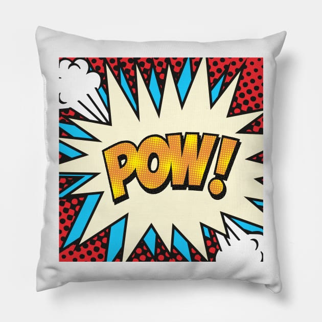 Pow pow Pillow by CoolandCreative