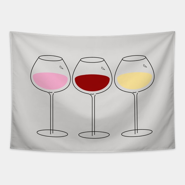 Wine Tasting Tapestry by VollkornPopcorn