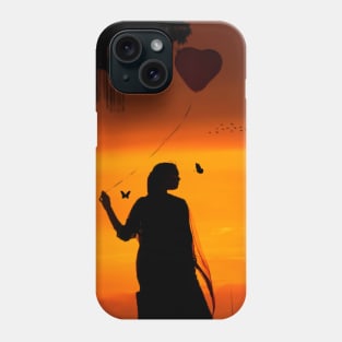 Sunset Butterfly Phone Case