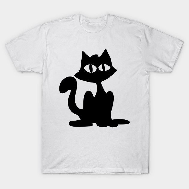 Black Cat Black Cat T Shirt Teepublic Uk