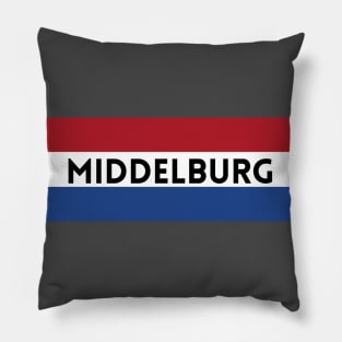 Middelburg City in Dutch Flag Pillow