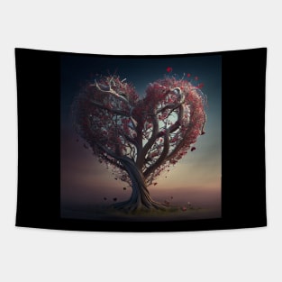 valentine's day tree Tapestry