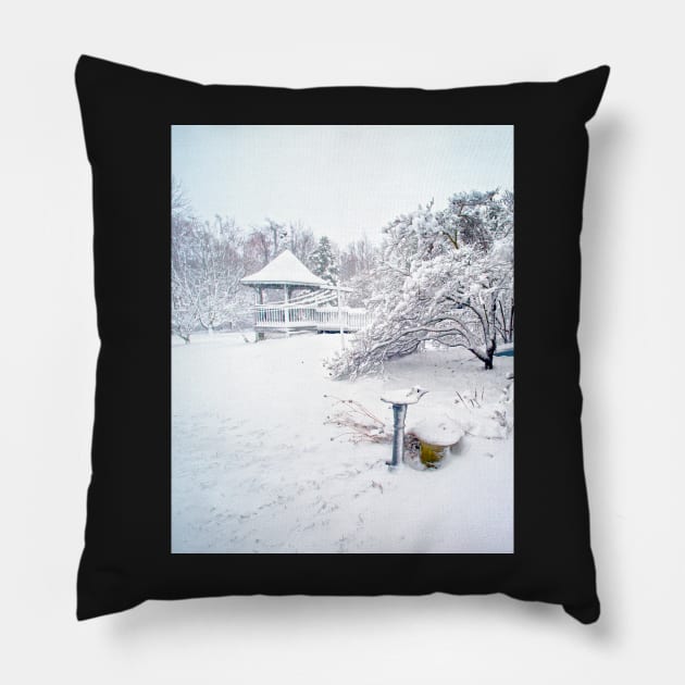 Winter wonderland Pillow by wolftinz