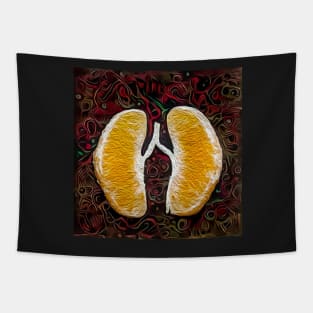 Orange revolve Tapestry