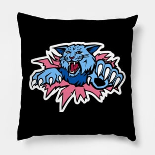 Wildcats 2.0 logo design Pillow