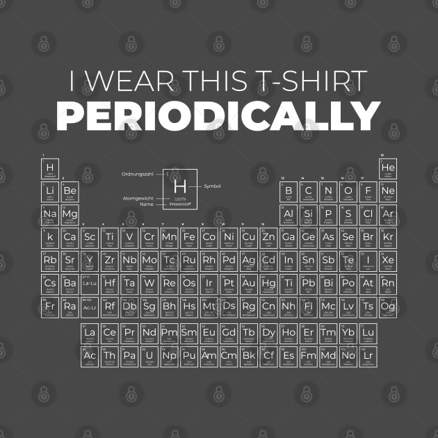 Funny Periodic table by Noveldesigns