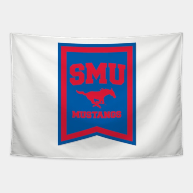 SMU Banner Tapestry by one-broke-kid