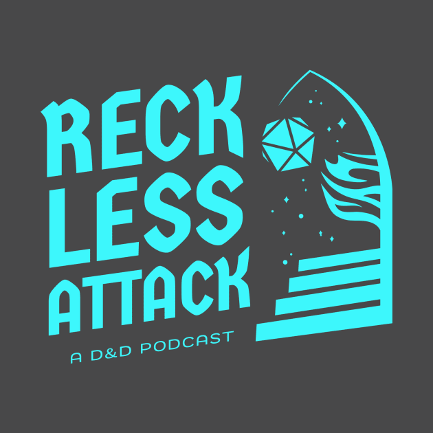 Reckless Attack Podcast Main Logo Bright Blue by Reckless Attack