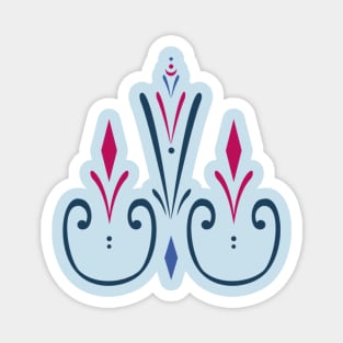 Queen Elsa Coronation Dress Pattern Magnet