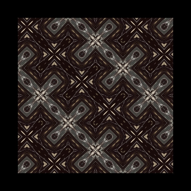 Black and White Diagonal Cross Pattern - WelshDesignsTP002 by WelshDesigns