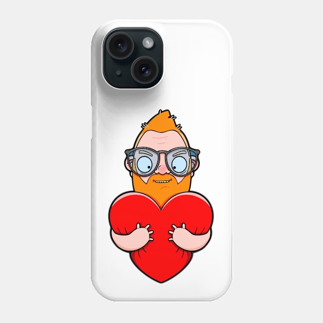 Hot Ginger Daddy Hug Phone Case by LoveBurty