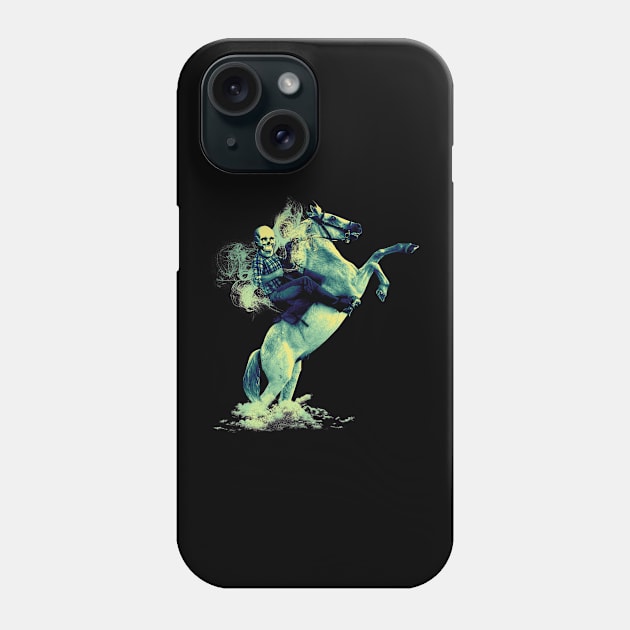 cowboy ghost rider Phone Case by MARCHY