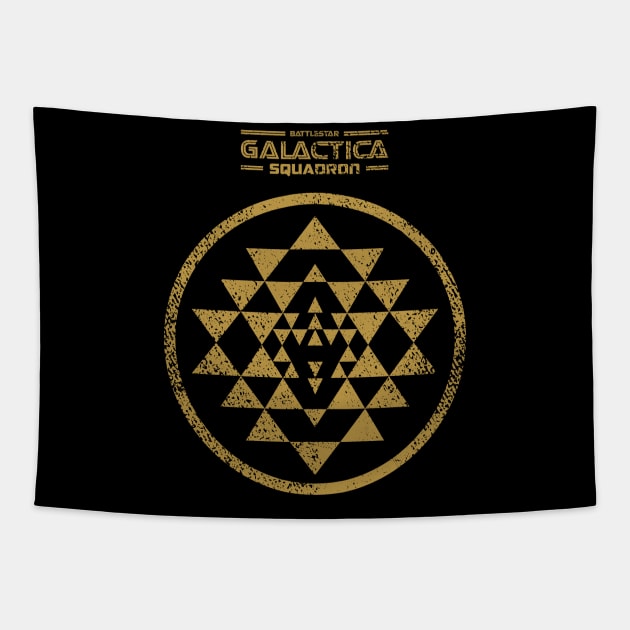 Battlestar Squadron Patch Tapestry by Playground