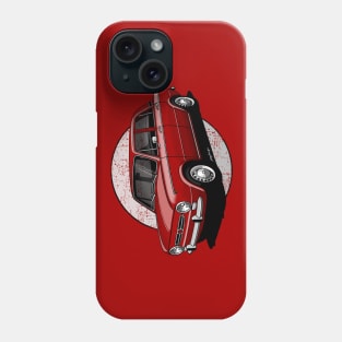 My drawing of the popular Spanish utility car "Ochoymedio" Phone Case