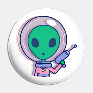 Alien On The Mission Of Peace - This Is My Human Costume Pin