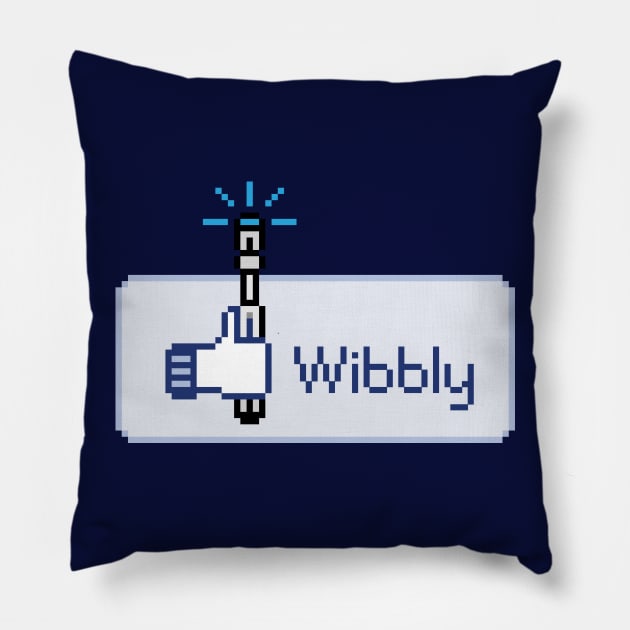 Like Wibbly Pillow by d4n13ldesigns