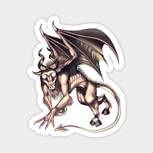 Jersey Devil Cryptid Creature Magnet