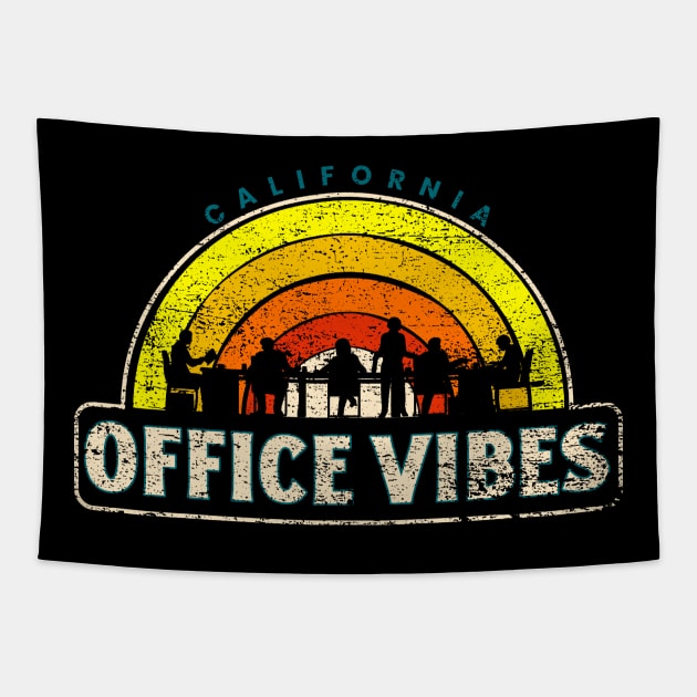 Office vibe Tapestry by SashaShuba