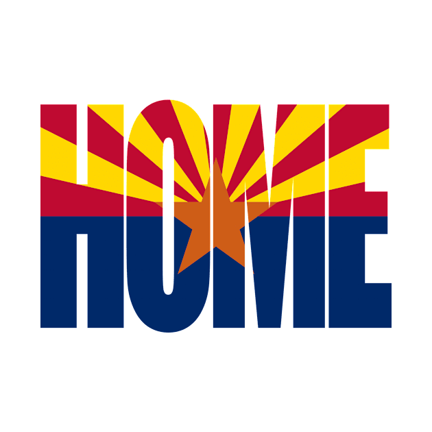 Arizona Home - State Flag by DonDota