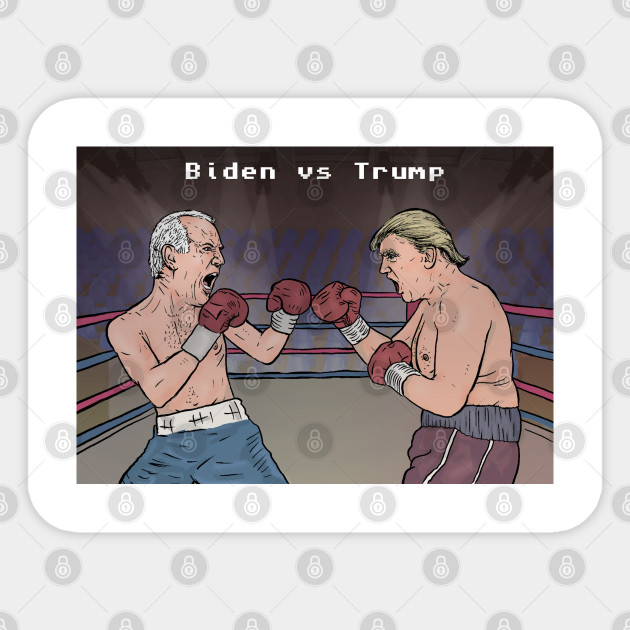 Biden Vs Trump America Election 2020 Sticker Teepublic