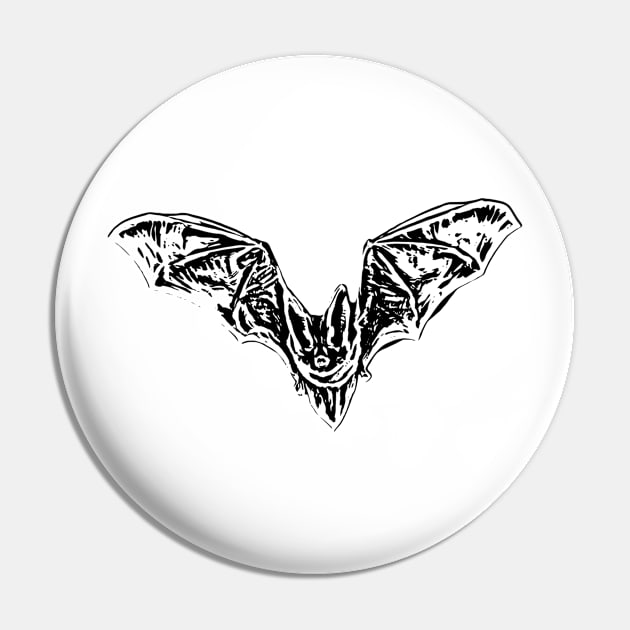 Bat Pin by Nimmersatt