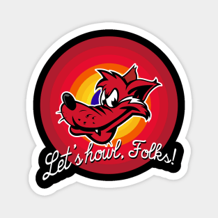 Let's Howl Magnet