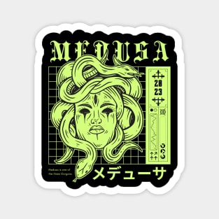 Medusa street clothes Magnet