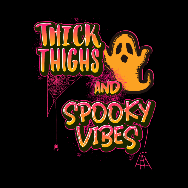 Thick Thighs and Spooky Vibes - Best Cheeky Design by Ken Adams Store