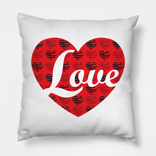 Love Heart Design - Show the Love Pillow by PEHardy Design