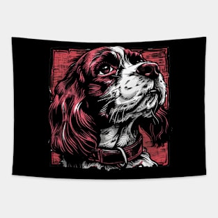 Retro Art Boston Terrier Dog Lover Tapestry