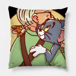 Goodbye Gene Deitch Pillow