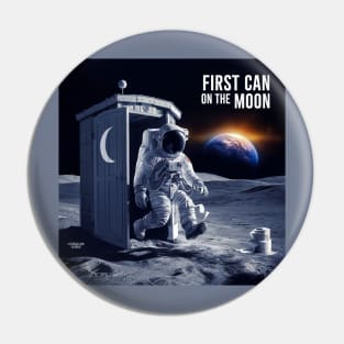 The first can on the moon! Pin