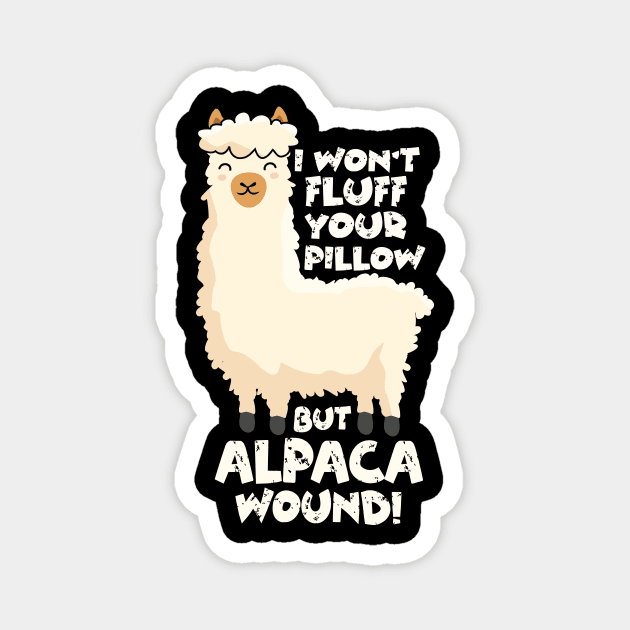 Nurse EMT Alpaca Wound Magnet by The WYLD Tribe
