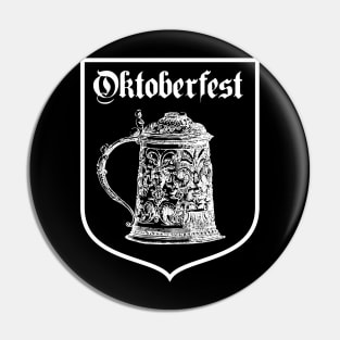 Beer Stein Drawing, Oktoberfest Pin