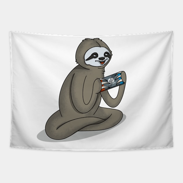 Sloth gamers Tapestry by keyoveride