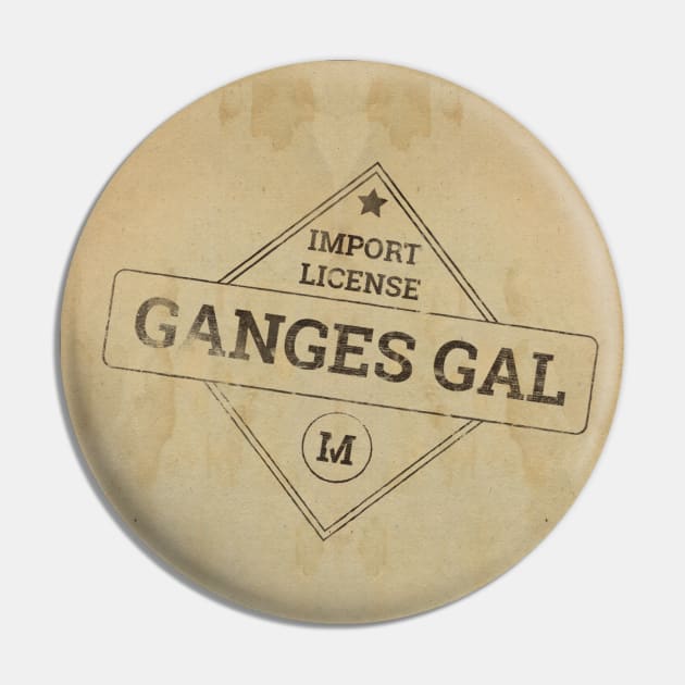 Ganges Gal Pin Pin by The Skipper Store
