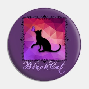 Black Cat Pin