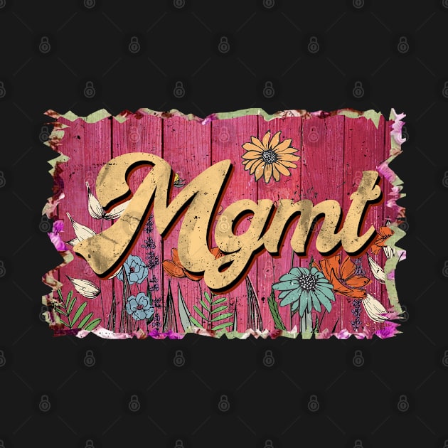 Classic Mgmt Personalized Flowers Proud Name by Gianna Bautista Art