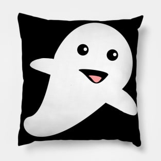 Cute Ghost Drawing for a Fun Halloween Pillow