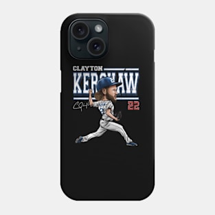 Clayton Kershaw Los Angeles D Cartoon Phone Case