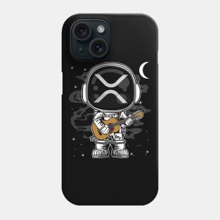 Astronaut Guitar Ripple XRP Coin To The Moon Crypto Token Cryptocurrency Blockchain Wallet Birthday Gift For Men Women Kids Phone Case