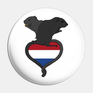 Gerbil Netherlands (dark) Pin