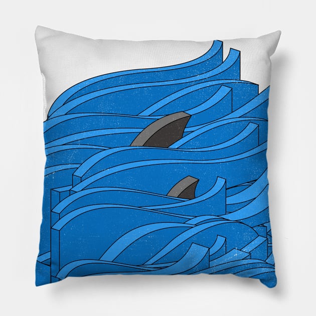 Fins Pillow by bulografik